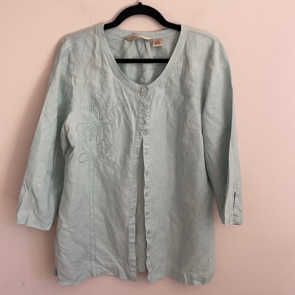 Ecologie 100% Linen Top L